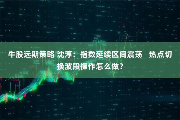 牛股远期策略 沈淳：指数延续区间震荡   热点切换波段操作怎么做？
