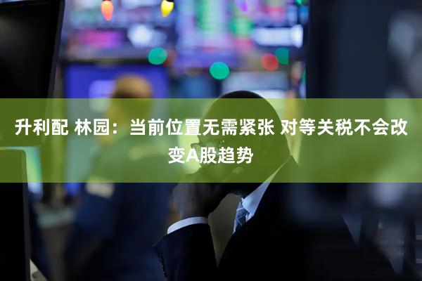 升利配 林园：当前位置无需紧张 对等关税不会改变A股趋势